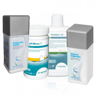 Kit di manutenzione per vasca idromassaggio o jacuzzi, senza cloro