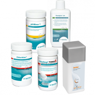 Kit di manutenzione per vasca idromassaggio o spa, con cloro