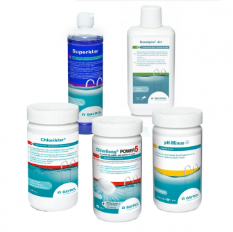 Kit di manutenzione per piscine con filtro a cartuccia, con cloro