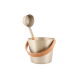 Set secchi e mestoli multicolor RENTO 5 l, champagne