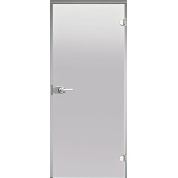 Porta in vetro HARVIA, telaio in alluminio 7 x 21, bloccabile