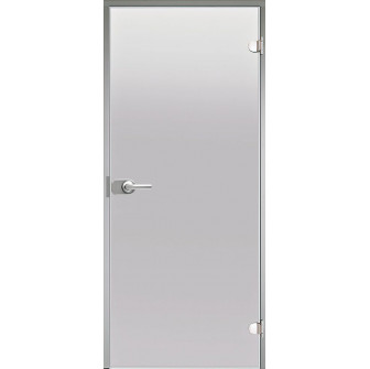 Porta in vetro HARVIA, telaio in alluminio 7 x 21, bloccabile