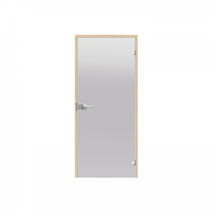 Porta in vetro HARVIA, telaio in pino non trattato 9 x 21, bloccabile