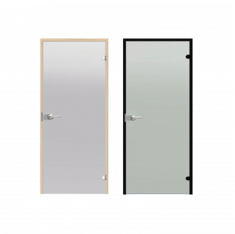 Porta in vetro HARVIA, telaio in pino 9 x 21, con serratura