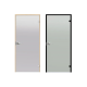 Porta in vetro HARVIA, telaio in pino non trattato 9 x 21, bloccabile