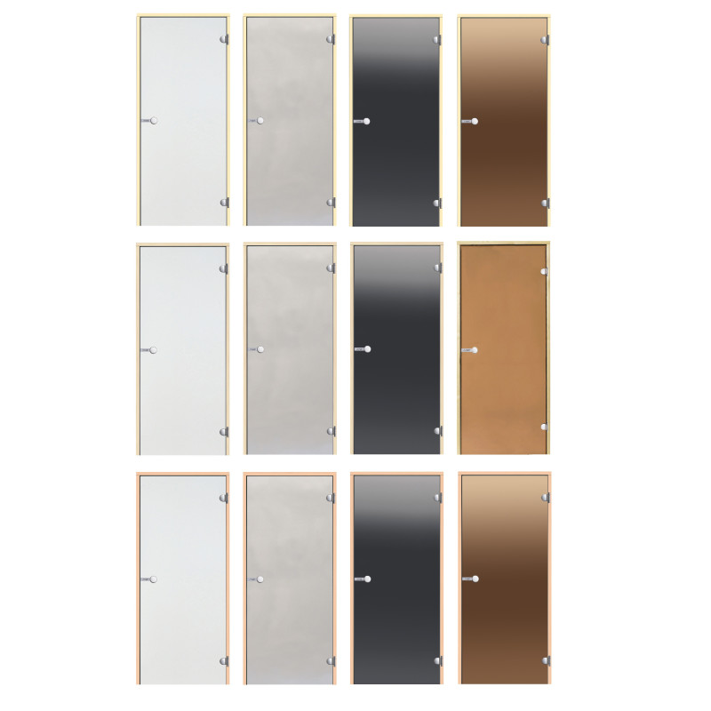 Porte per sauna in vetro HARVIA 8x19