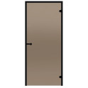 Porte per sauna in vetro HARVIA, telaio in alluminio nero 8x21 (linea nera) - 4