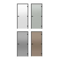 Porte per sauna in vetro HARVIA 8x21 (telaio in pino nero) - 0
