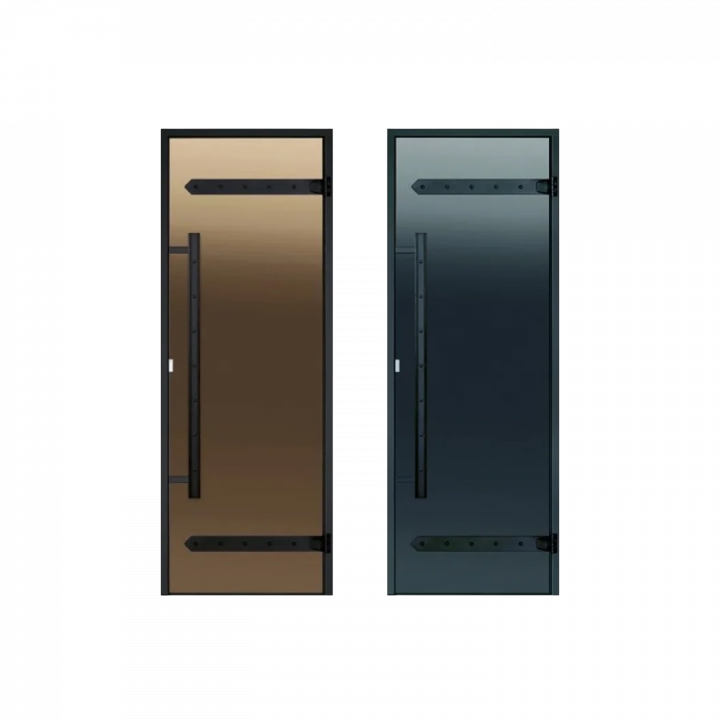 Porte per sauna in vetro HARVIA Legend, telaio in alluminio 8x21