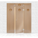 Parete in vetro per sauna, AD TYPE 1 - 0