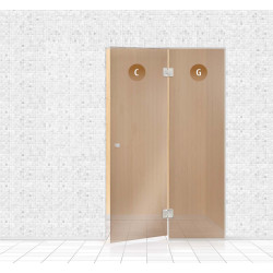 Parete in vetro per sauna, AD TYPE 5