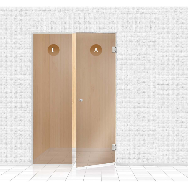 Parete in vetro per sauna, AD TYPE 6 Parete in vetro per sauna, AD TYPE 6