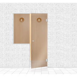 Parete in vetro per sauna, AD TYPE 8  Parete in vetro per sauna, AD TYPE 8