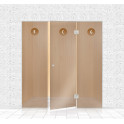 Parete in vetro per sauna, AD TYPE 9 - 0