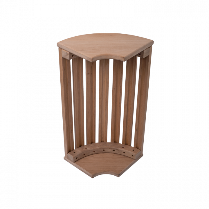 Paralume D7R, in legno di ontano nero
