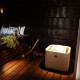 Riscaldatore elettrico per sauna TULIKIVI KUURA 2, bianco, con pannello di controllo