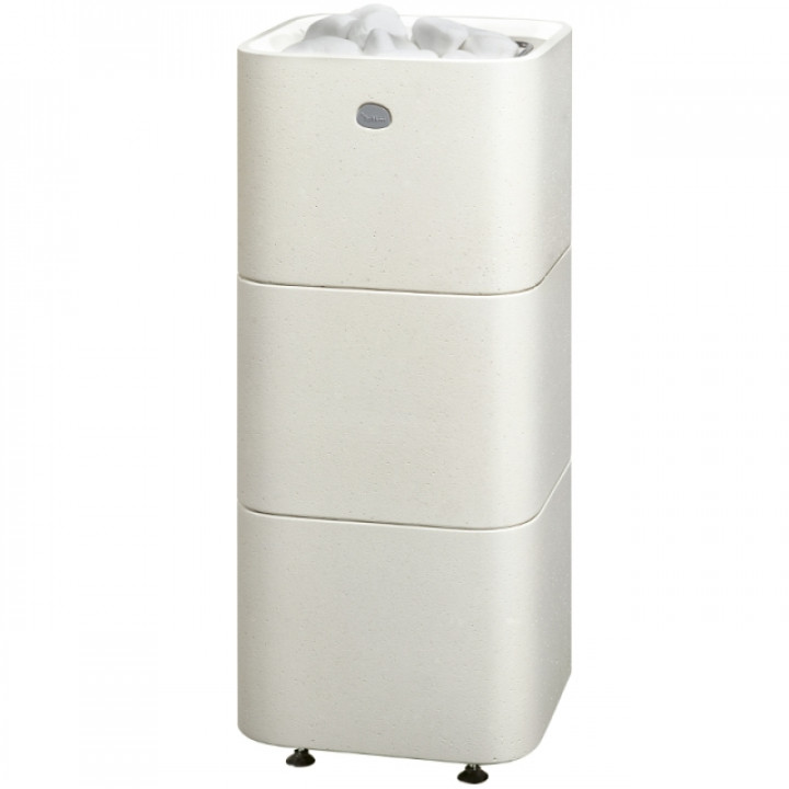 Riscaldatore elettrico per sauna TULIKIVI KUURA 2, bianco, con pannello di controllo