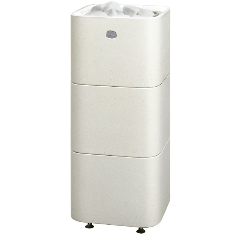 Stufa elettrica per sauna TULIKIVI KUURA 2, bianca, senza pannello di controllo