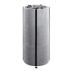 Stufa elettrica per sauna TULIKIVI NAAVA RIGATA con pannello di controllo  Stufa elettrica per sauna TULIKIVI NAAVA RIGATA con pannello di controllo