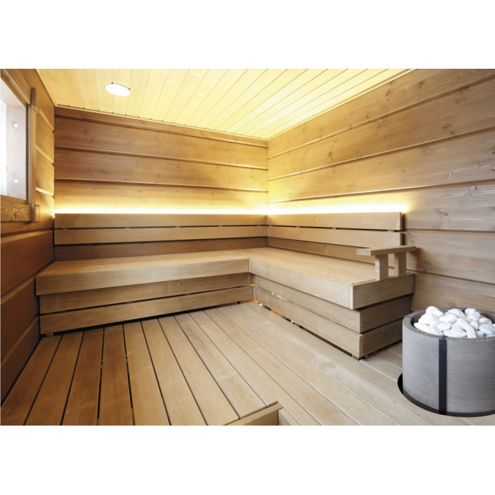 Stufa elettrica per sauna TULIKIVI NAAVA RIGATA senza pannello di controllo