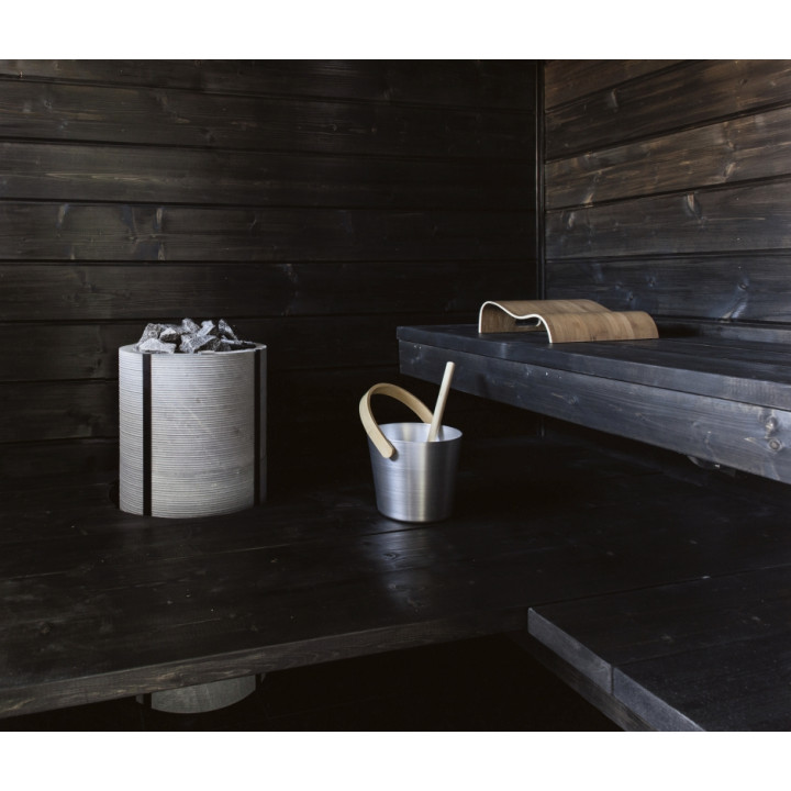 Stufa elettrica per sauna TULIKIVI NAAVA RIGATA senza pannello di controllo
