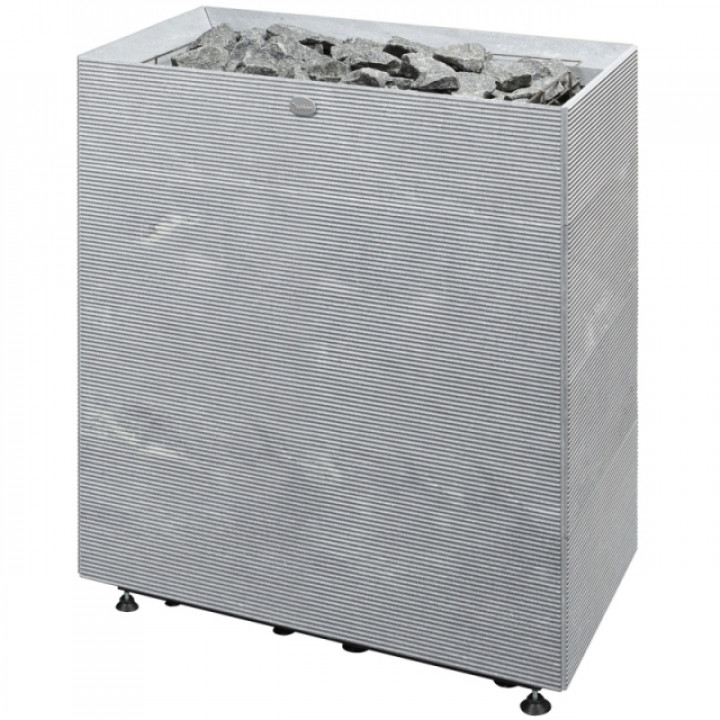 Riscaldatore elettrico per sauna TULIKIVI TUISKU XL RIGATA con pannello di controllo