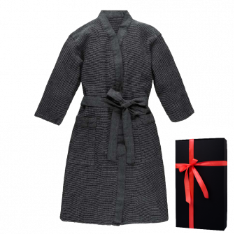 Accappatoio in confezione regalo, RENTO KENNO, grigio