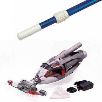 Kit per la pulizia della piscina, con pompa