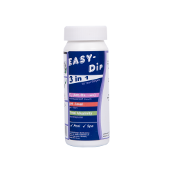 Strisce reattive per l'acqua Easy-Dip 3 in 1, per test PH/O2/Alcalinità  Strisce reattive per l'acqua Easy-Dip 3 in 1, per test PH/O2/Alcalinità
