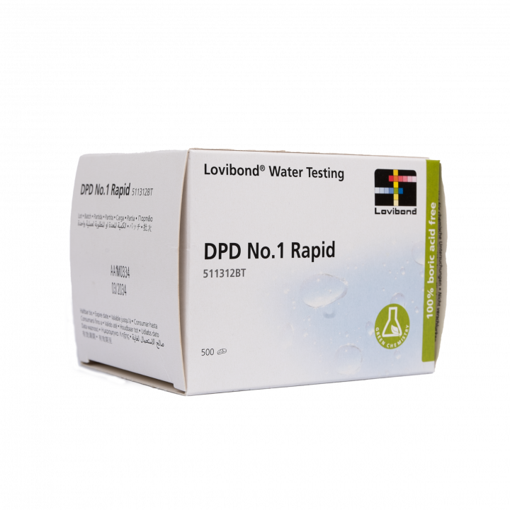 Compresse per l'analisi dell'acqua DPD 1, determinazione del cloro, 10 compresse