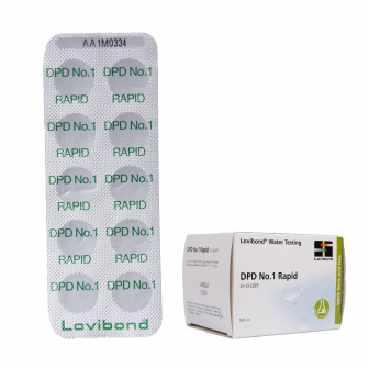 Compresse per l'analisi dell'acqua DPD 1, determinazione del cloro, 10 compresse