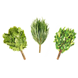3 fruste per sauna  3 fruste per sauna
