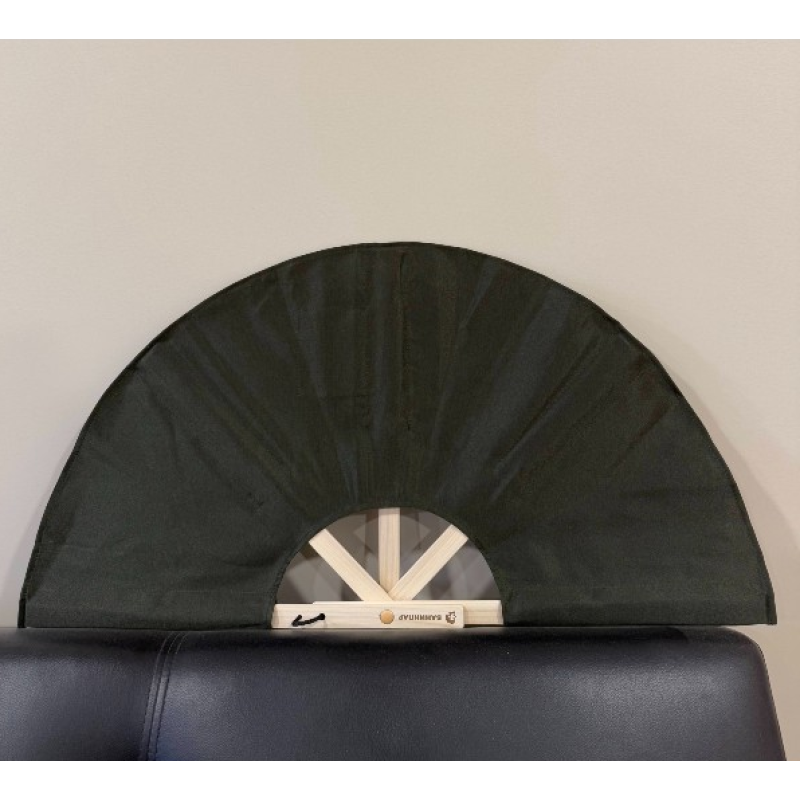 Ventilatore per sauna in tessuto, verde scuro