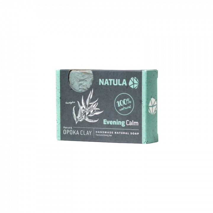 NATULA sapone viso e corpo con roccia opoka ed eucalipto 100g