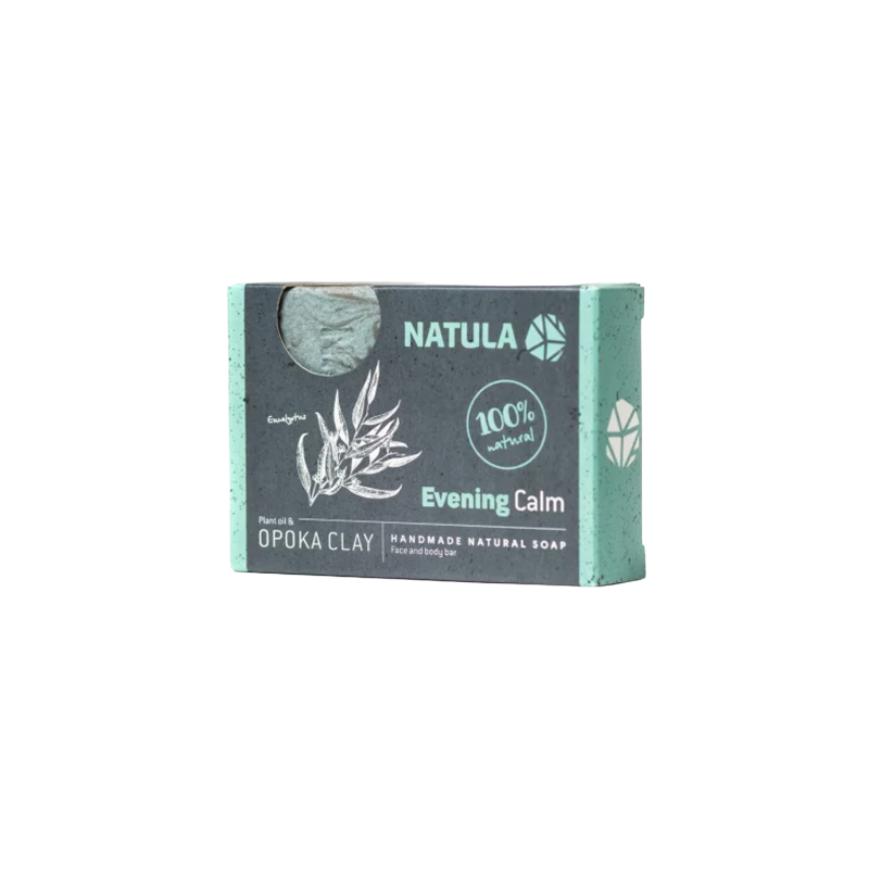 NATULA sapone viso e corpo con roccia opoka ed eucalipto 100g