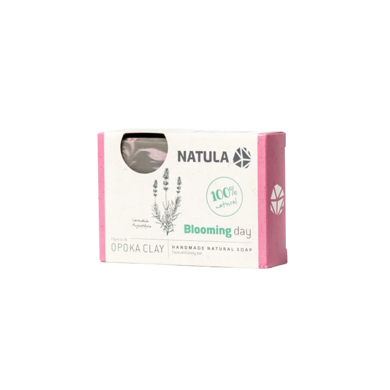 NATULA sapone viso e corpo con pietra opoka e lavanda 100g