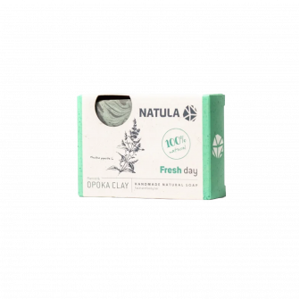 Sapone viso e corpo NATULA con pietra opoka e menta 100g