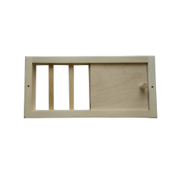 Griglia di ventilazione con serranda 