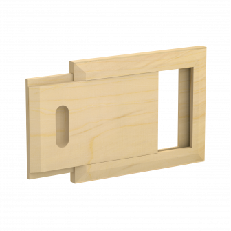 Griglia di ventilazione in legno Harvia, pino