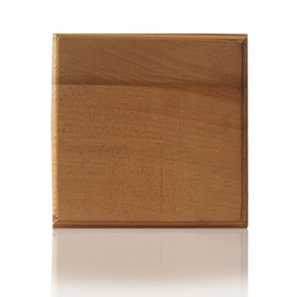 Ventilatore per sauna MM-S con valvola posteriore e finitura in legno di forma quadrata d/100mm