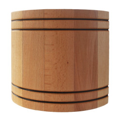 Ventilatore per sauna MM-S con valvola posteriore e finitura in legno curvato d/100mm  Ventilatore per sauna MM-S con valvola posteriore e finitura in legno curvato d/100mm