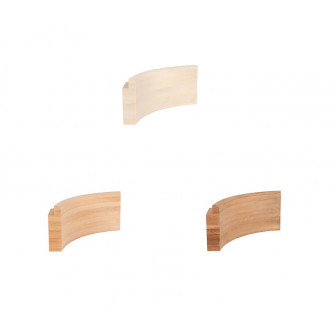 Arco interno per panche modulari per sauna, 40x140x330mm