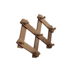 Appendiabiti scorrevole, 7 ganci 