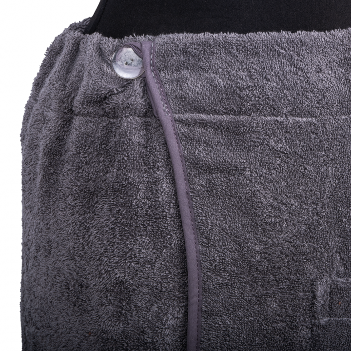 Grembiule da sauna da uomo - GRIGIO