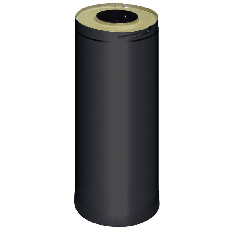 Prolunga camino in acciaio HARVIA 0,5 m, nero