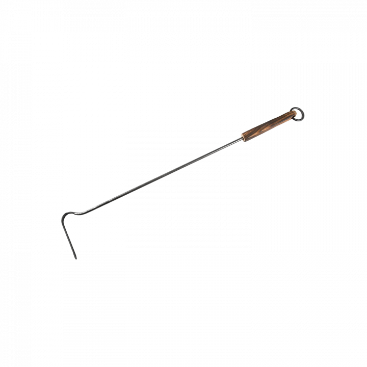 Attizzatoio per camino con manico in legno, 620 mm