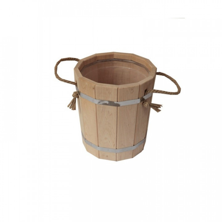 Secchio per sauna con inserto in plastica, 10 l