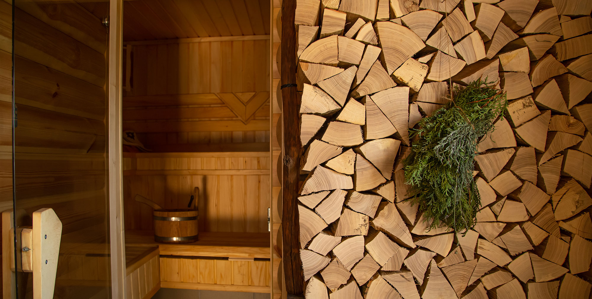 aprire la porta della sauna