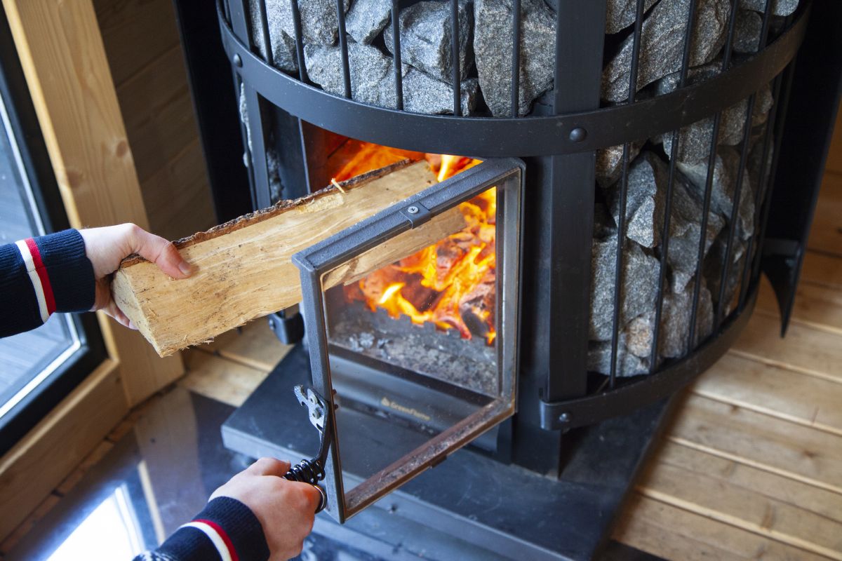 Stufa per sauna a legna