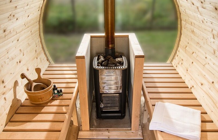 Stufe a legna per sauna